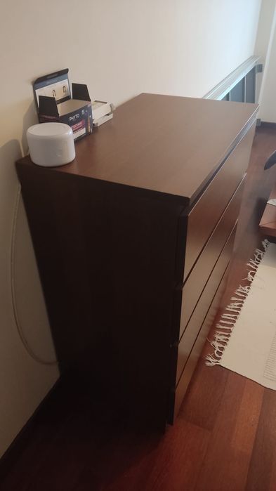 Cómoda quarto 4 gavetas