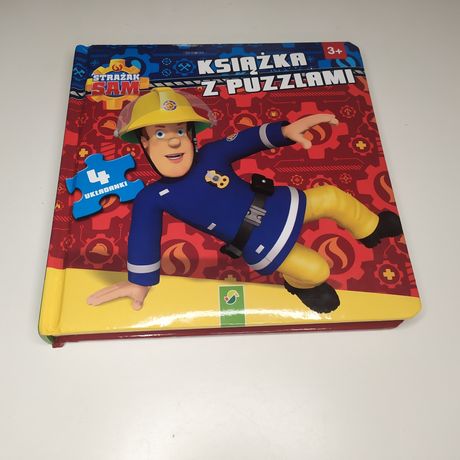 Strażak Sam - książka z puzzlami