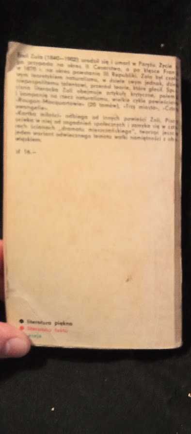 Kartka miłości - Emil Zola