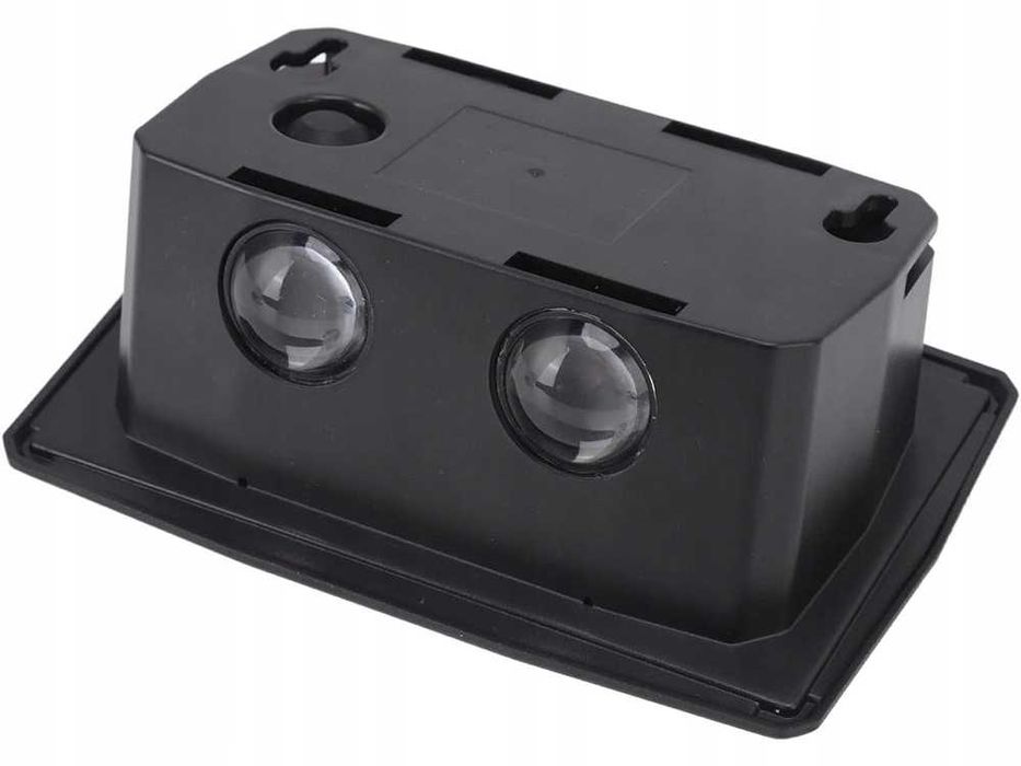 2x Lampa Solarna LED RGB Kolor Góra Dół Czujnik Ruchu Zmierzchu CREE