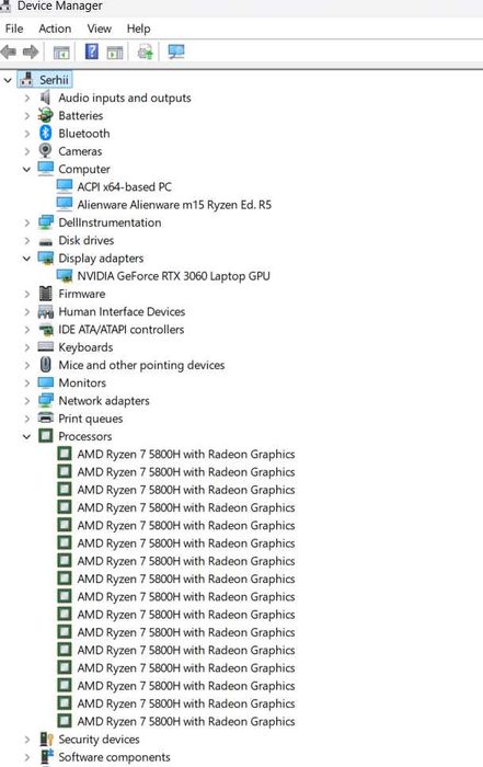 Alienware m15 r5, 16gb Ram, Ryzen 7 5800h, Rtx 3060 6gb, 125w TGP