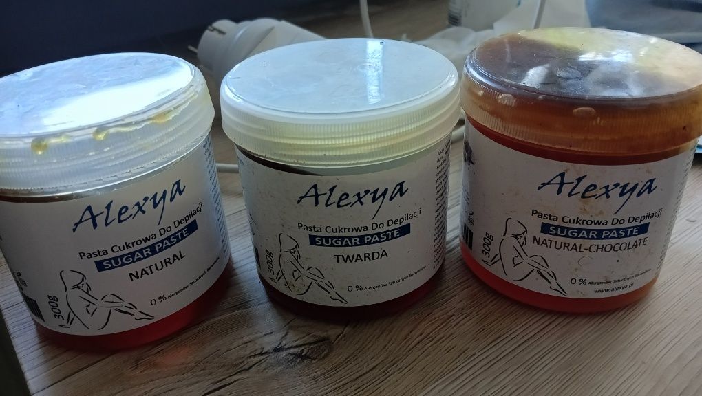 Pasta cukrowa depilacja alexya