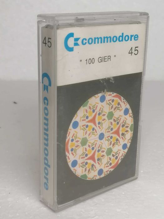 Kaseta magnetofonowa Commodore 64  nr 45 100 gier