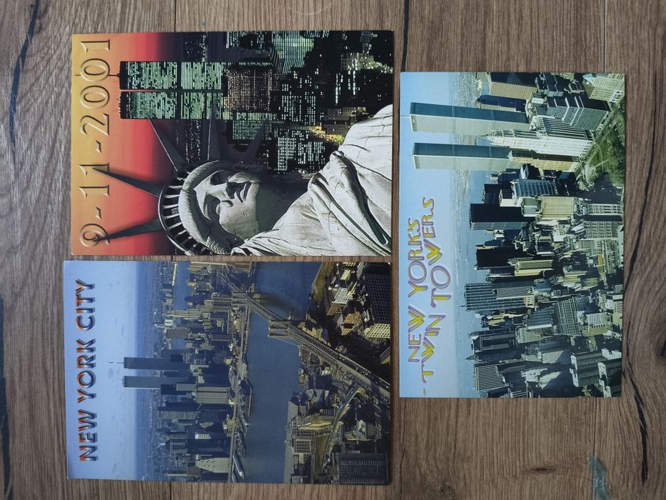 Pocztówki USA nowy Jork twin towers