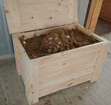 Drewniany Pojemnik Kufer na Piach Piasek Borax SÓL XXL 150x50x50 400L