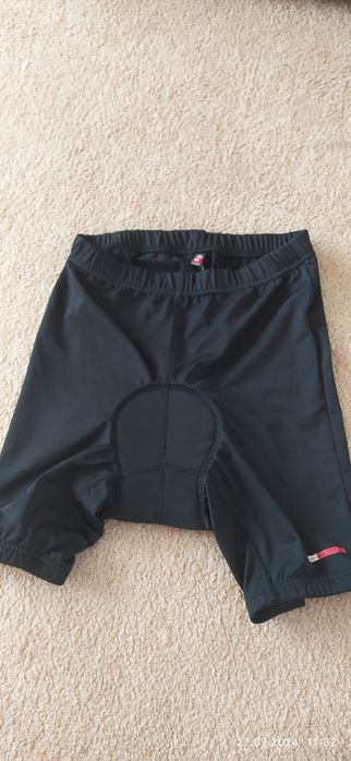 Spodenki na rower e-ruption, spodenki z wkładką na rower, szorty