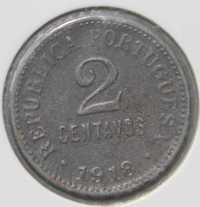 Moeda 2 Centavos 1918 - Ferro