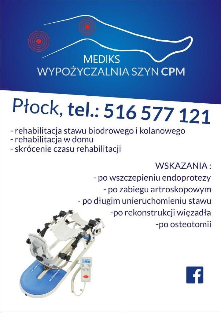 Szyna CPM kolano wynajem Płock