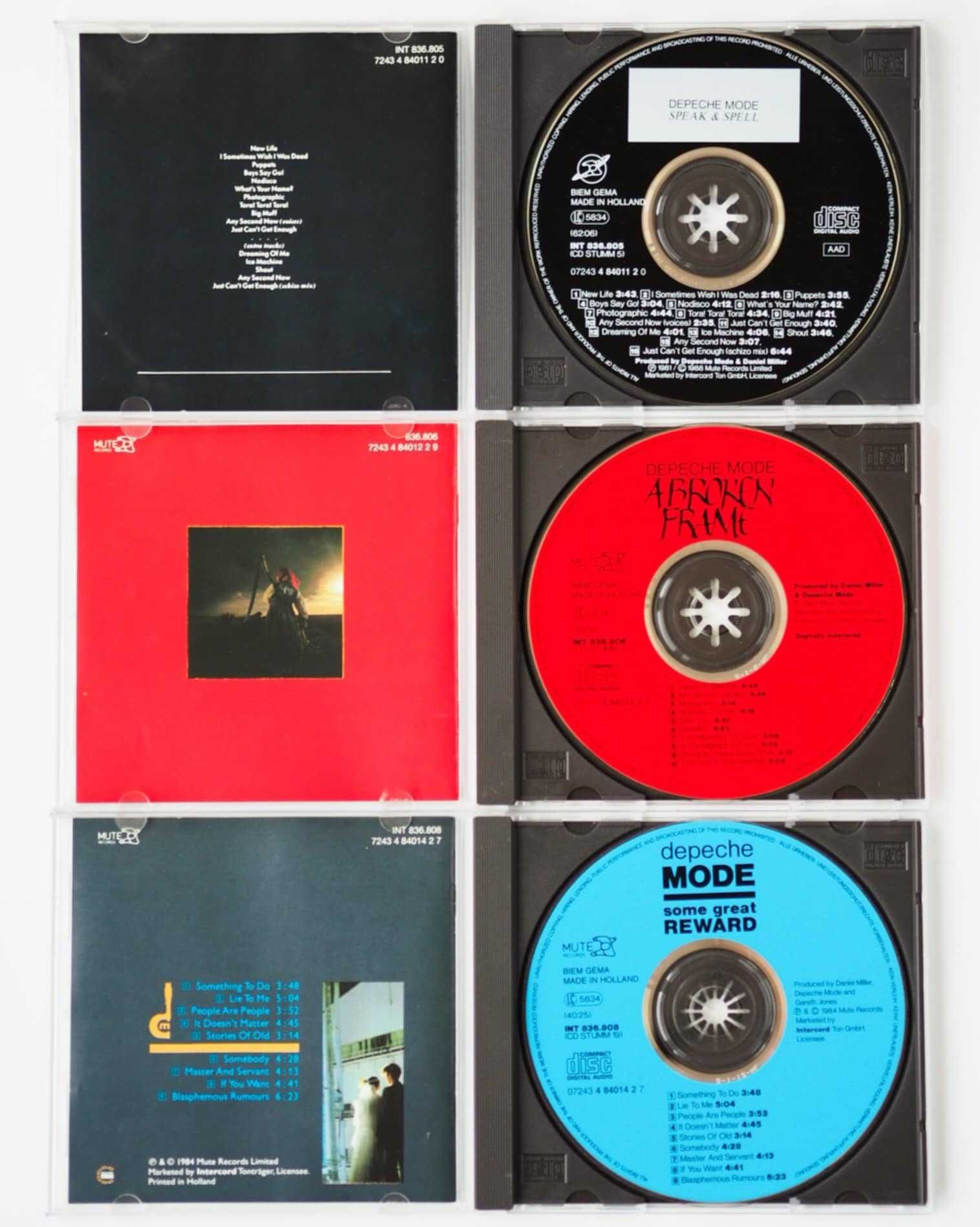 Depeche Mode - kolekcja mocno zadbanych wydań premierowych