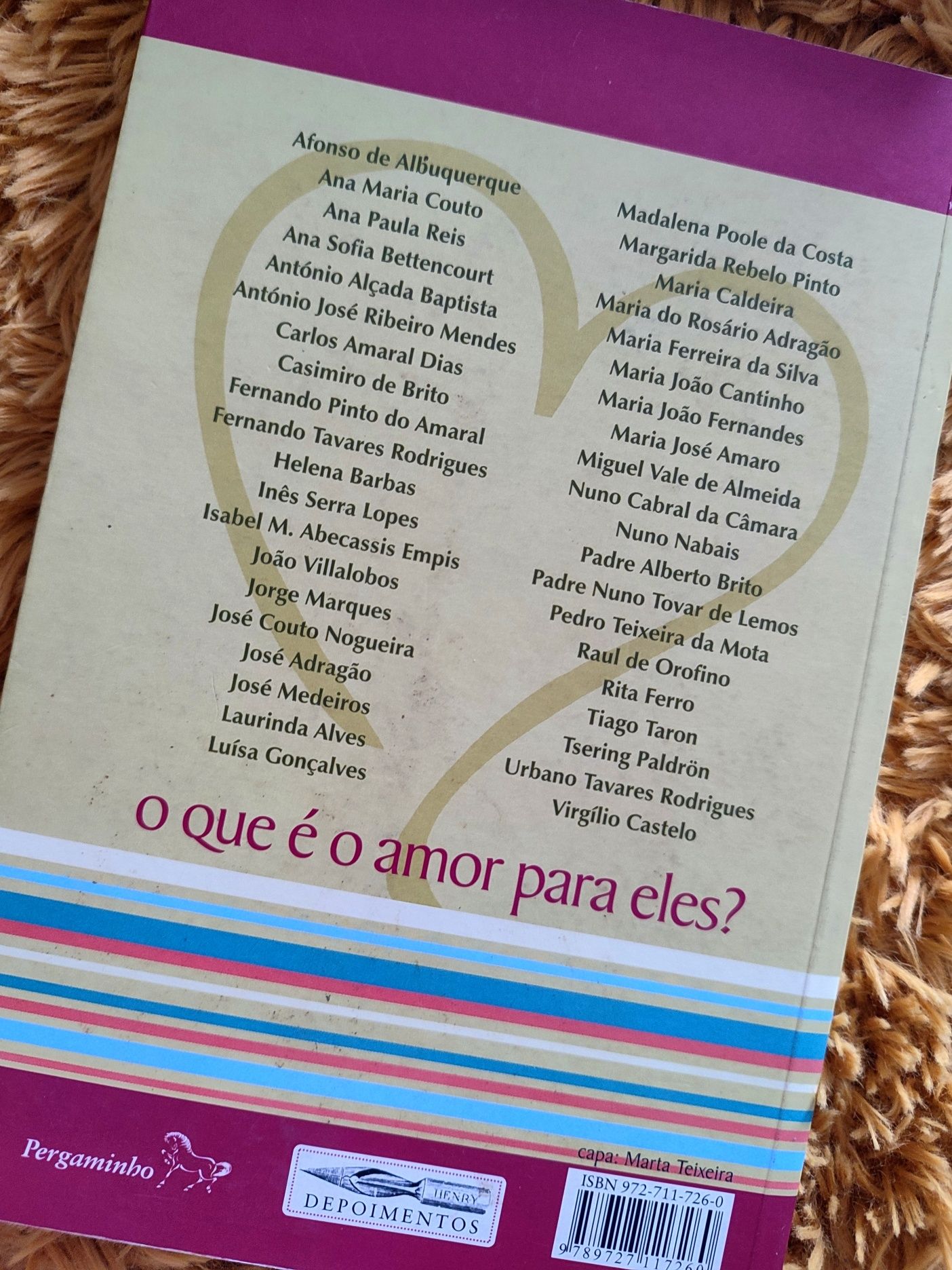 Livro "O que é o amor para ti"