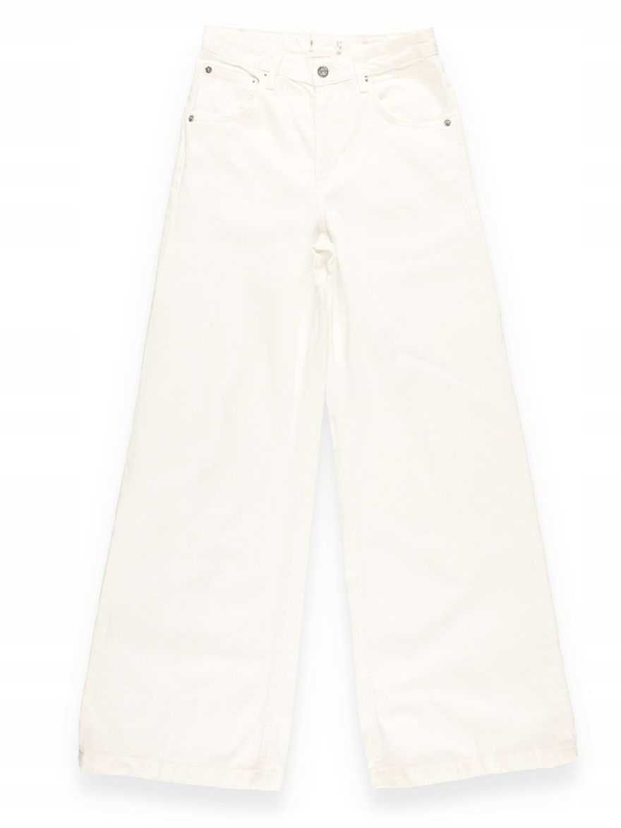 Mango białe jeansy szerokie nogawki - 36 Nowe