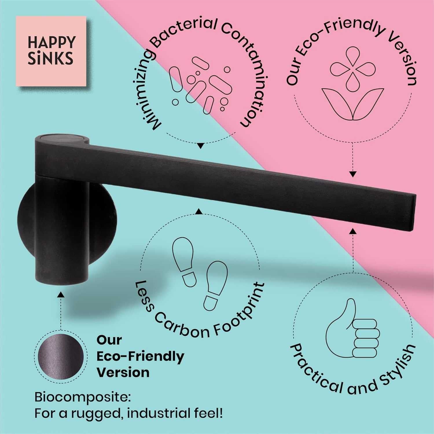 Happy Sinks Magnetyczny uchwyt na ręczniki-288