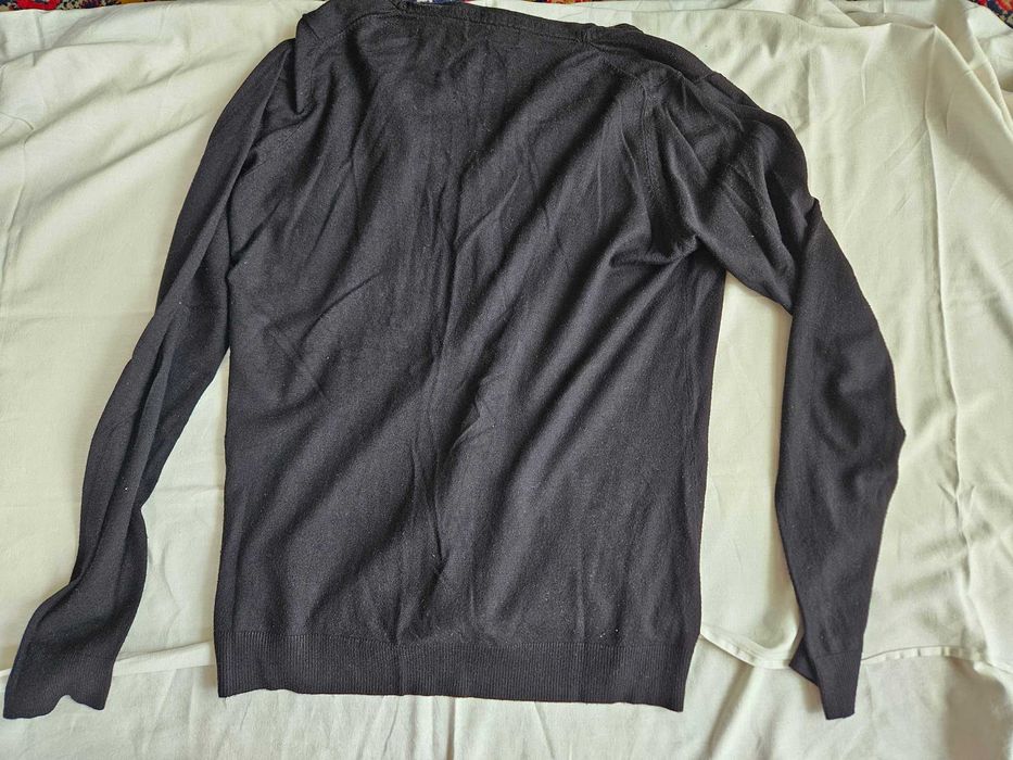 ZARA cienki czarny kardigan M