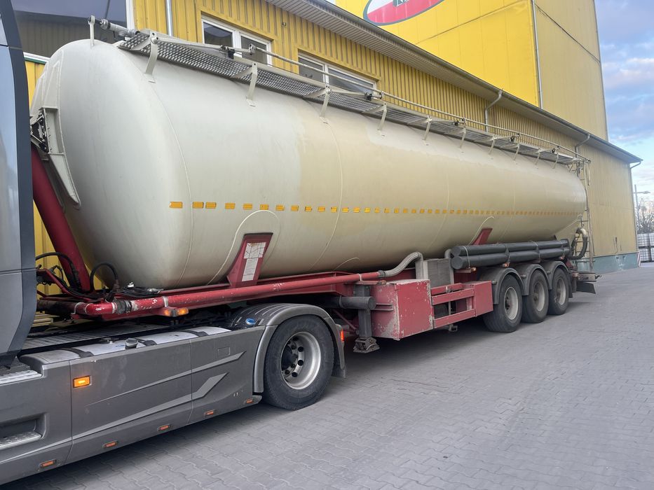 Kässbohrer 60m3 silos, własna hydraulika, osie bpw, kipsilo, magazyn