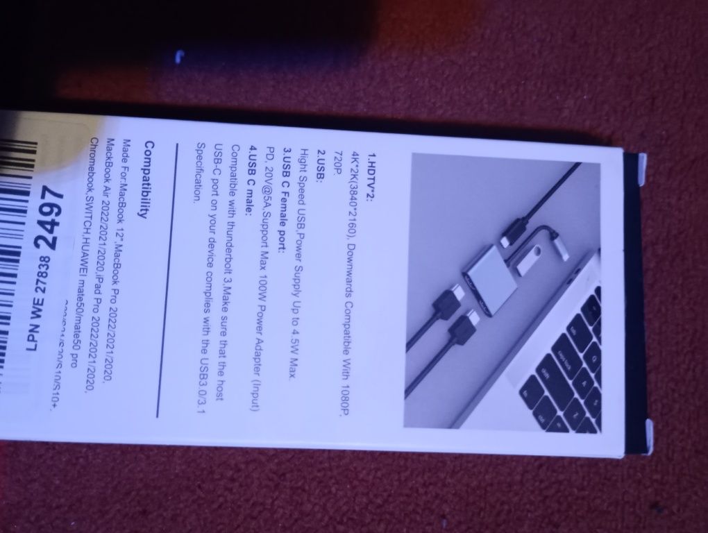 Adapter USB c do 4k hdmi