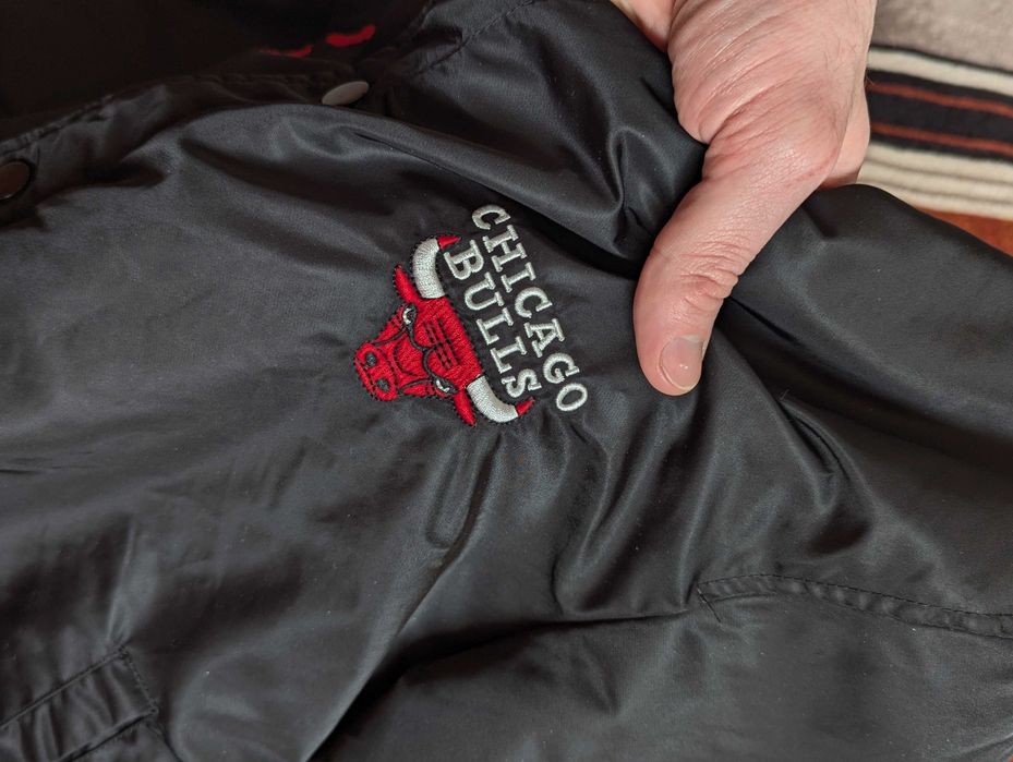 Мужской бомбер куртка NBA Chicago Bulls, размер L