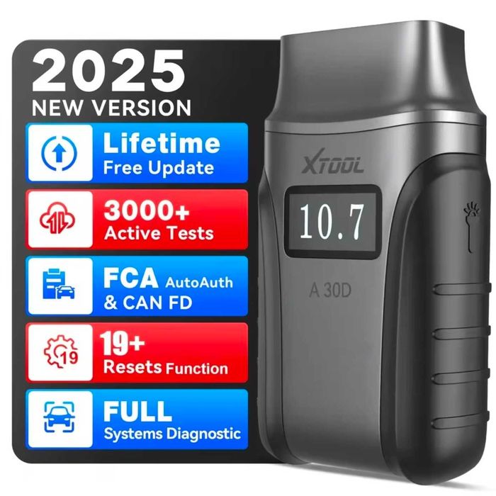 Skaner diagnostyczny dożywotnia aktualizacja XTOOL A30D