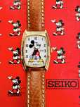 Seiko Mickey Mouse 1987 - zegarek kolekcjonerski Disney, NOS, unikat!