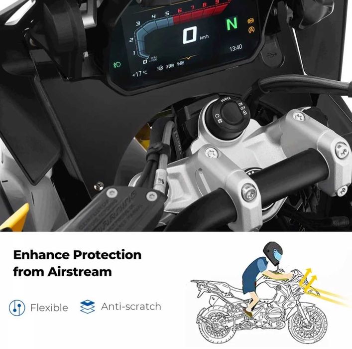 Bmw Gs/a Resguardo/Defletor de vento cockpit lc r1200/1250
