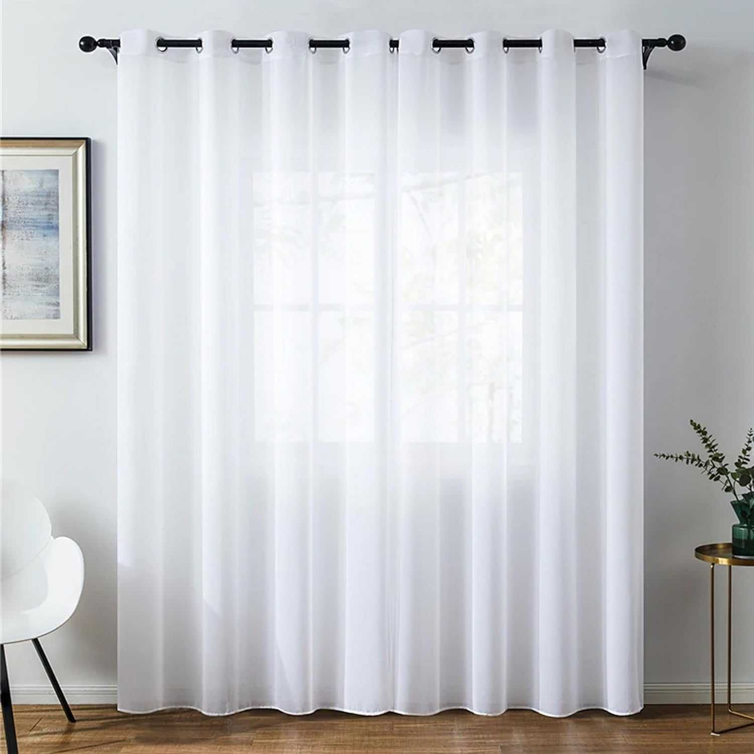 ZASŁONA 290x245cm na przelotkach cienka lekka KOTARA KURTYNA s894