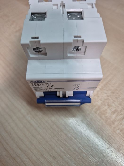 Автоматичний двополюсний вимикач постійного струму,TOMZN TOB1Z-125 DC