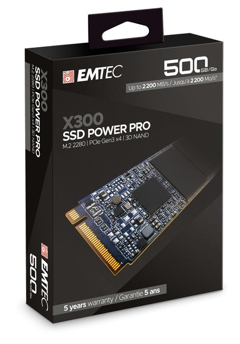 Dysk SSD Emtec X300 500GB M.2 PCIe