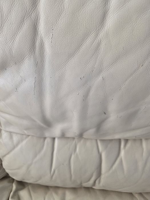 Zestaw skórzany kanapa i 2 fotele