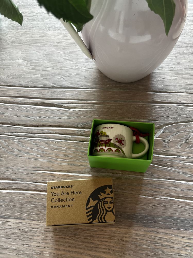 Węgry ornament Starbucks filiżanka espresso