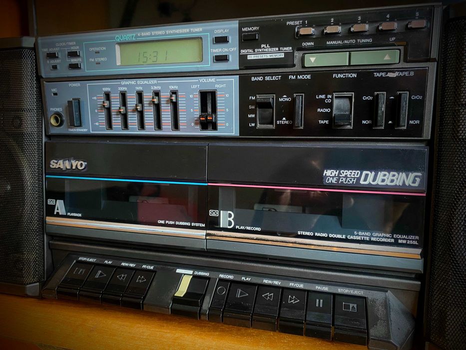 Sanyo MW 255L ,1987 року в. після профілактики (ВІДЕО)