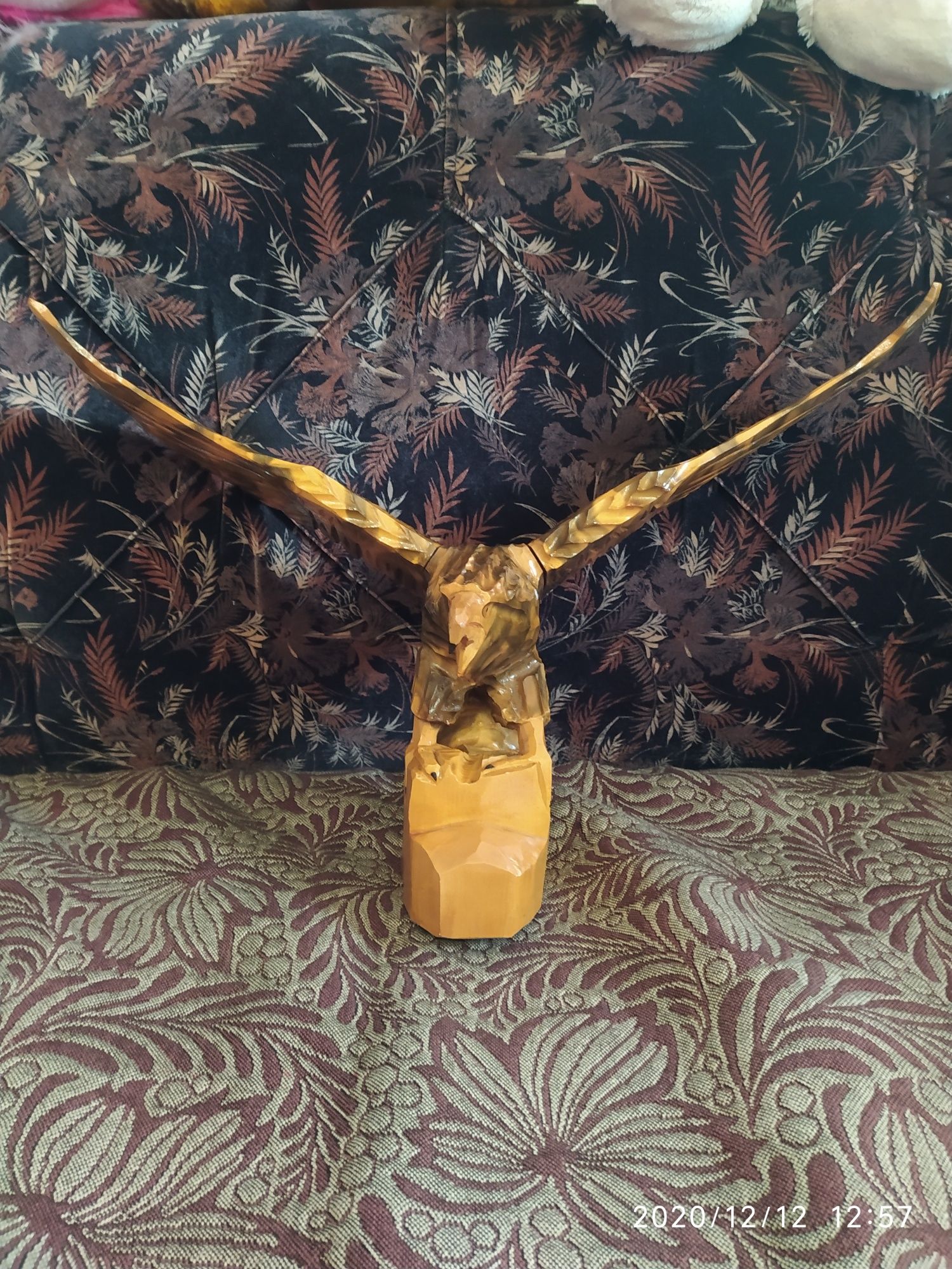 Статуетка большой деревянный орёл, статуя дерев'яний орел часів СССР