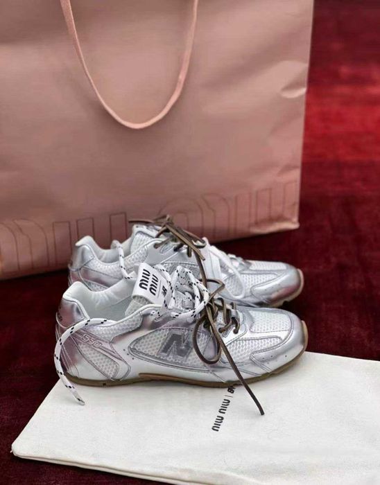 Buty Obuwie sportowe New_Balance_530_SL_Miu_Miu_Metallic Silver R.39