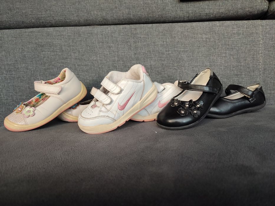 Zestaw 3 pary bucików 23 23,5 24 nike cool club buty