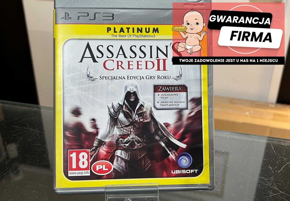 Gra PS3 Assassin's Creed II Specjalna Edycja Gry Roku | Używana | PL |
