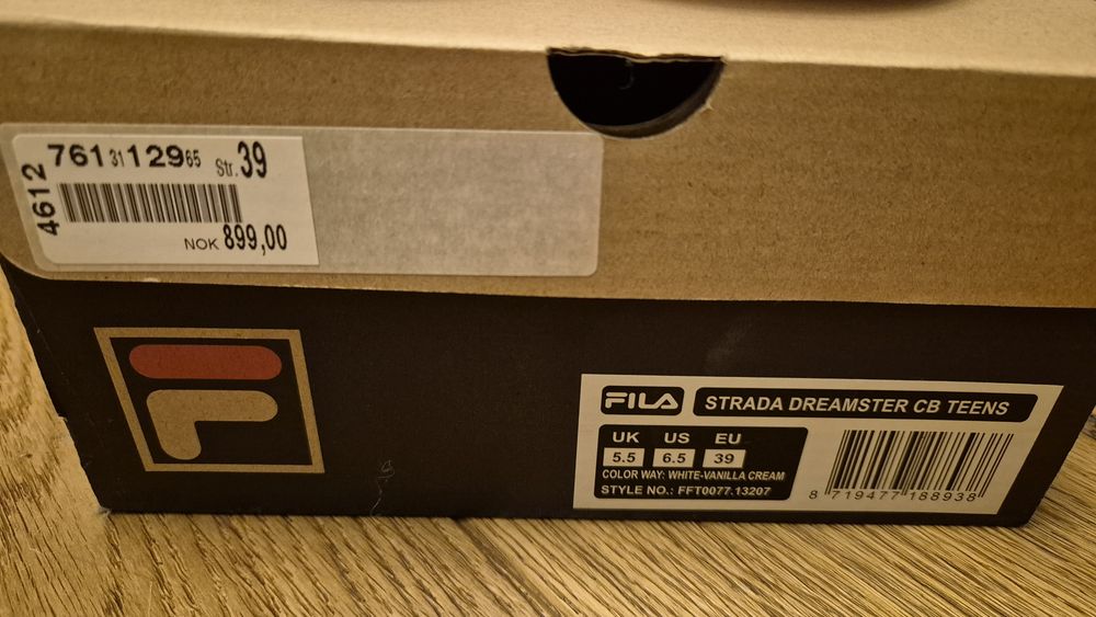 Nowe buty FILA Strada dreamster CB TEENS
