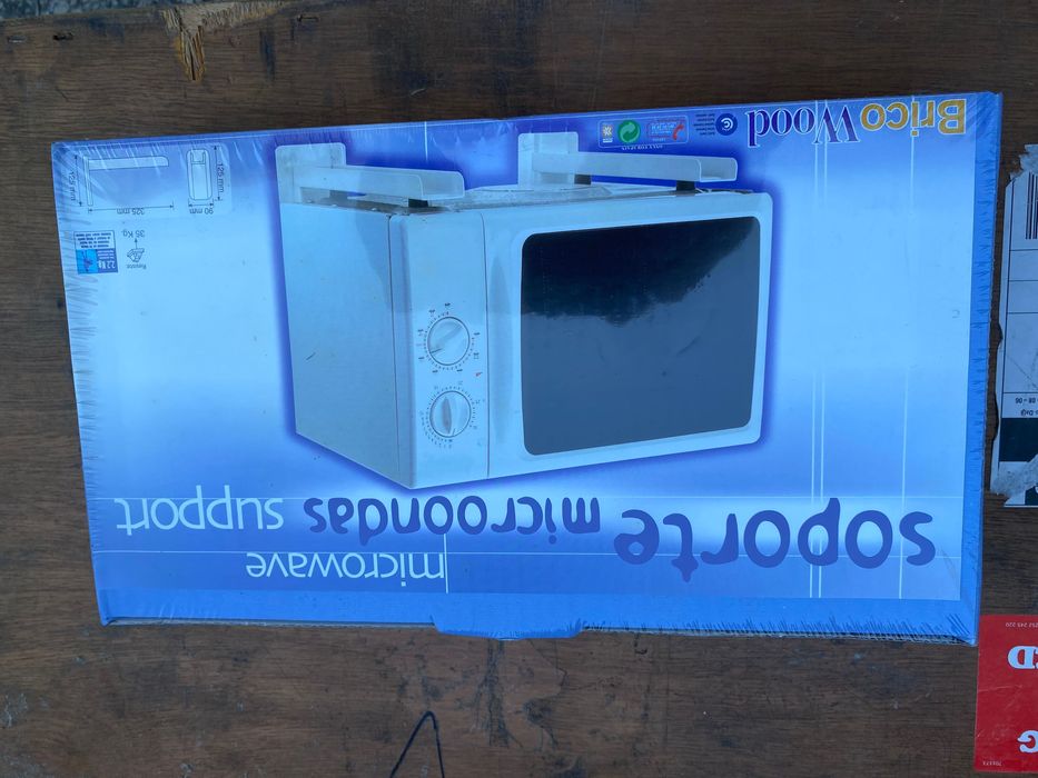 Suporte microondas novo embalado