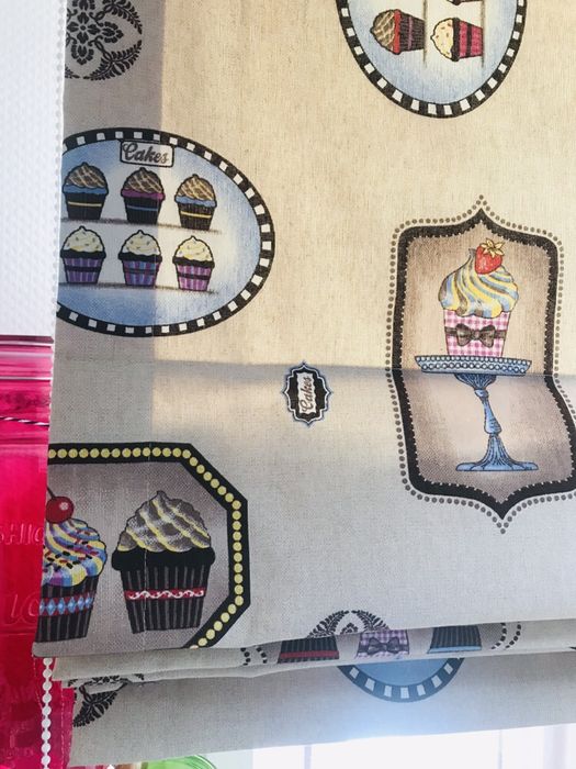 Roleta Rzymska na okno Babeczki Najwyższa jakość 250x185cm 3 wielkości