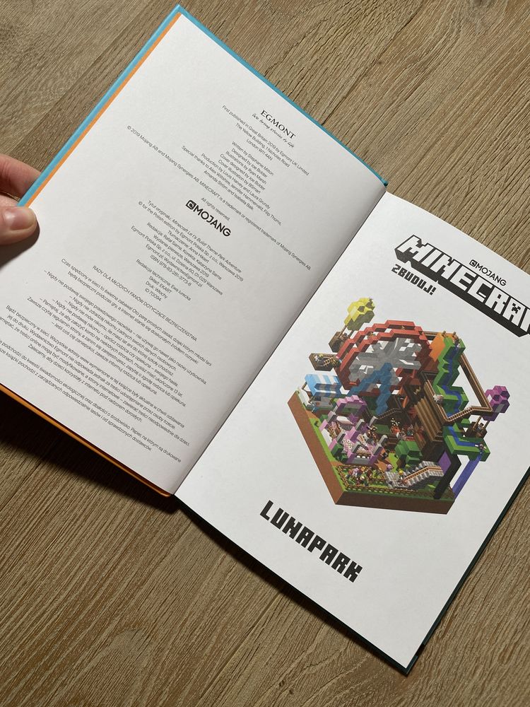 Książka Minecraft Zbuduj Lunapark