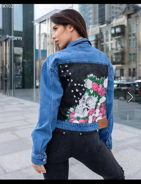 Джинсовый пиджак,Украинского бренда Staff!Размер xs.