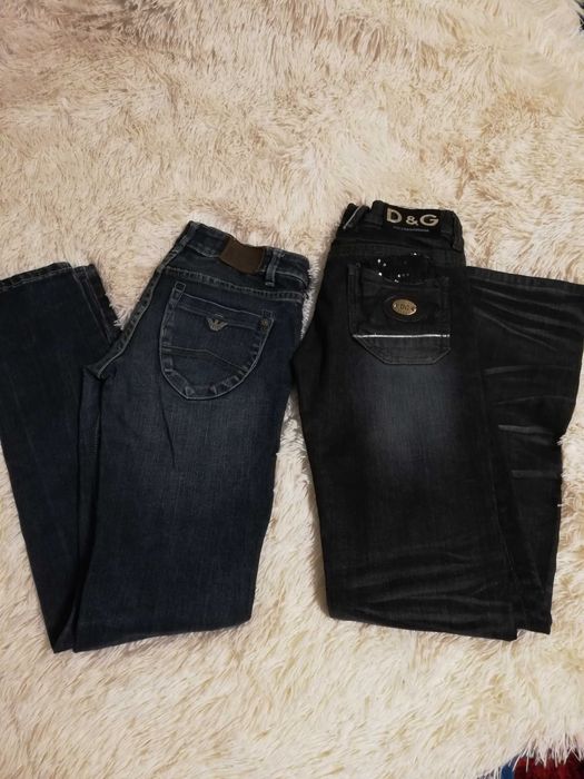 spodnie D&G Dolce Gabbana AJ armani size 26 s 36 jeansy AJ 36 2szt