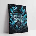Obraz na płótnie "Walter White" - Mistyczny Kryształ 30x40 cm