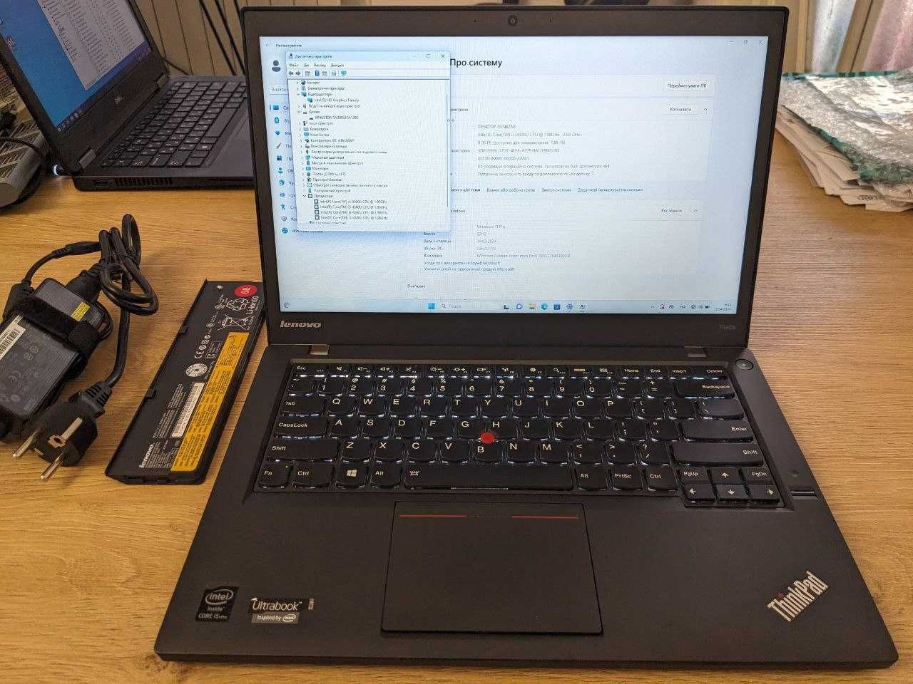 Lenovo ThinkPad T440s i5-4300U 8GB RAM, 120GB SSD