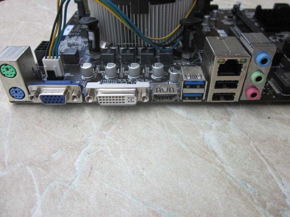 Швидкий комплект s1150 материнська плата J&W H81_i5 4590 xeon_4Gb RAM