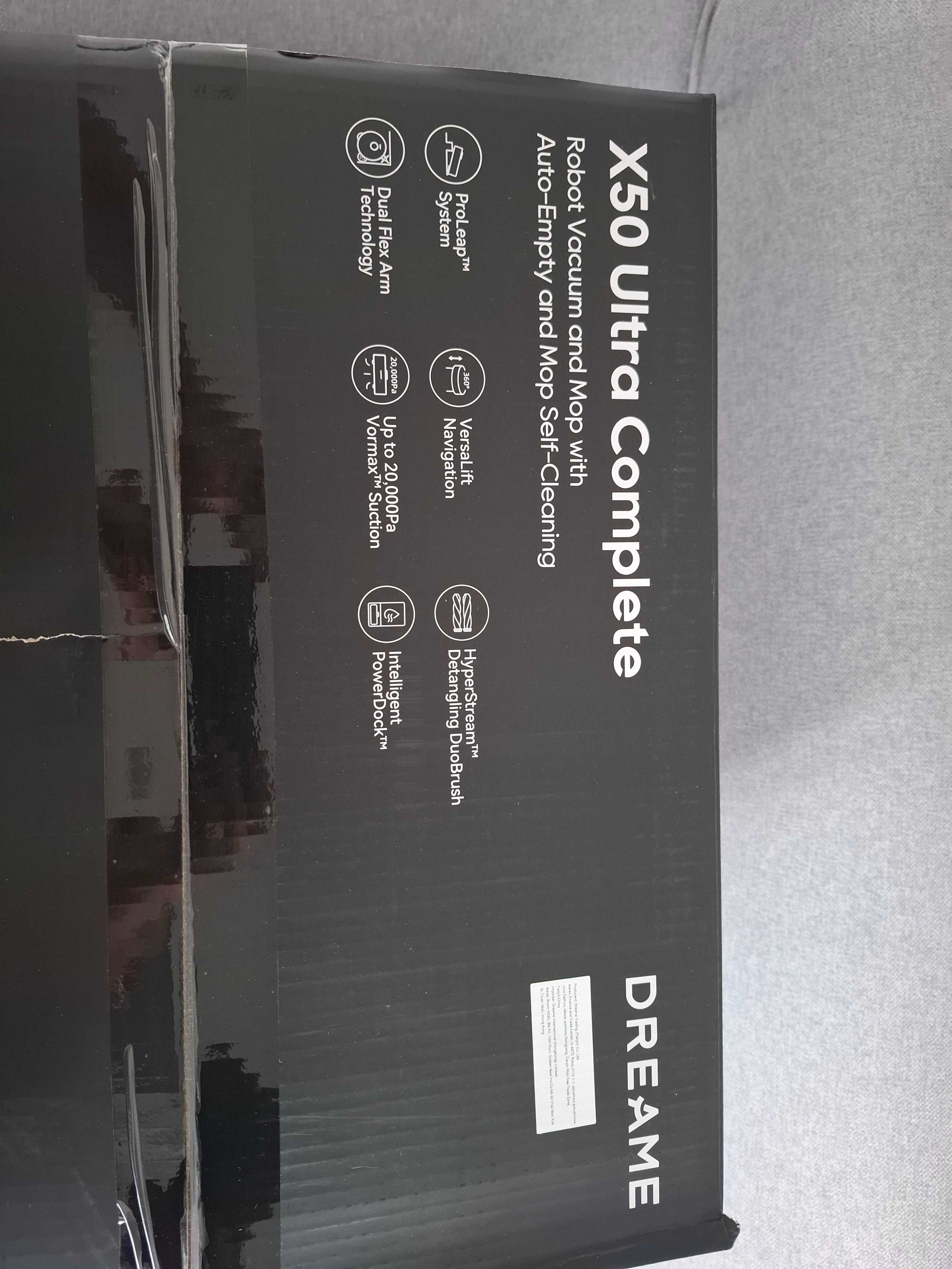 Robot sprzątający DREAME X50 Ultra Complete Czarny
