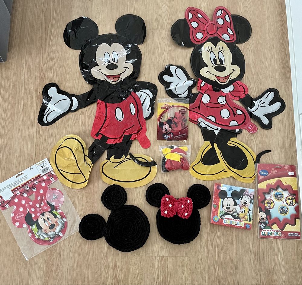 Artigos de festa Minnie e Mickey