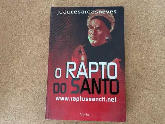 Livro O Rapto do Santo - João Cesar das Neves