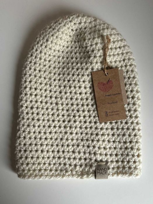 Czapka krasnal 100% handmade z alpaki