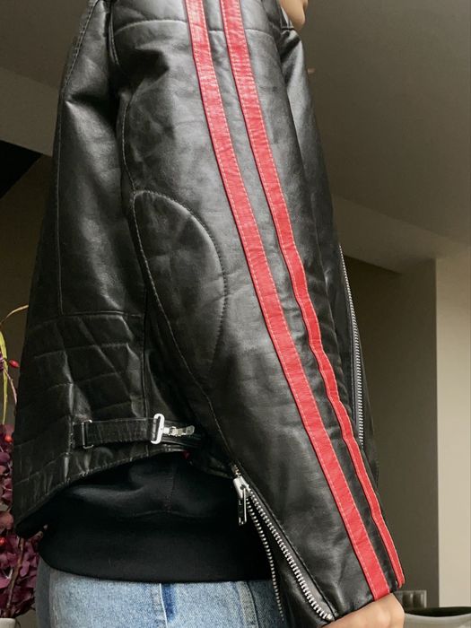 Шкіряна косуха з полосками