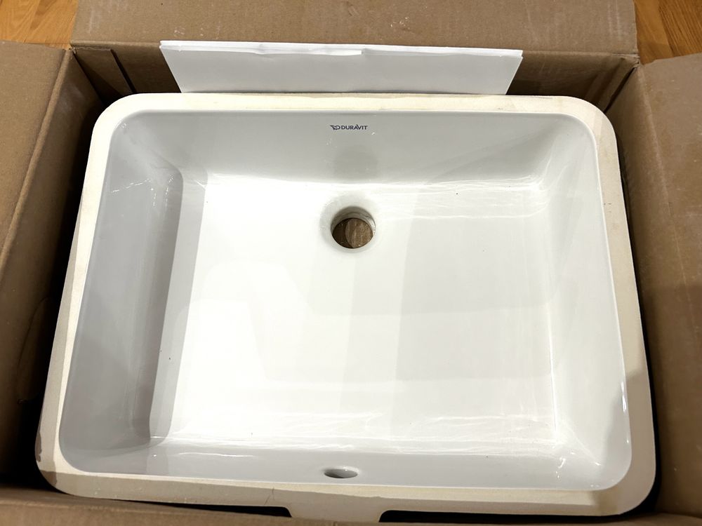 Duravit Vero umywalka 43X31,5 CM podblatowa prostokątna