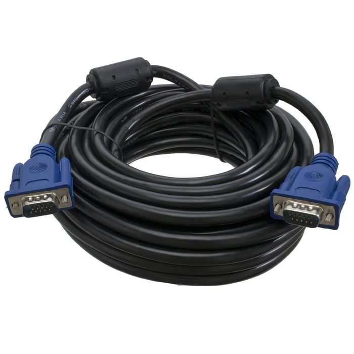 Кабель 20 метрів vga - vga (подарок розгалужувач)