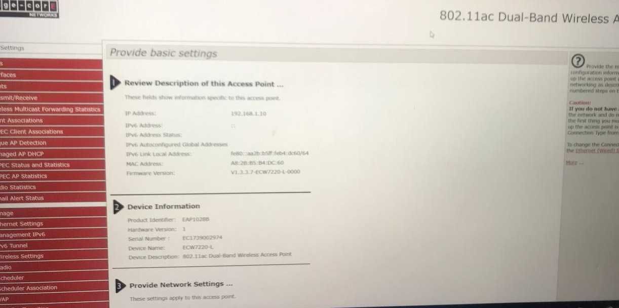 Бездротова точка доступу роутер Edge-core ECW7220-L
